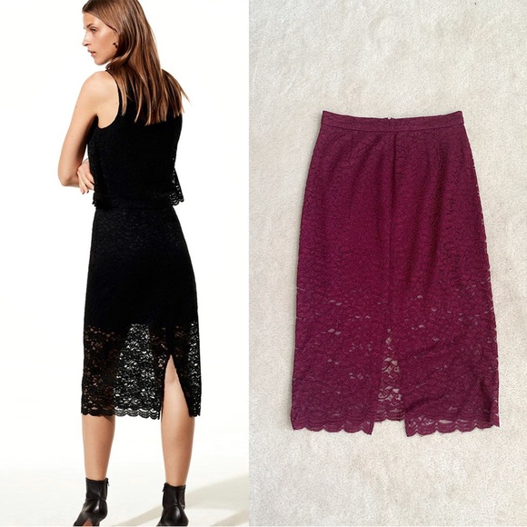 NEW Babaton Wilbur lace skirt - Picture 1 of 6